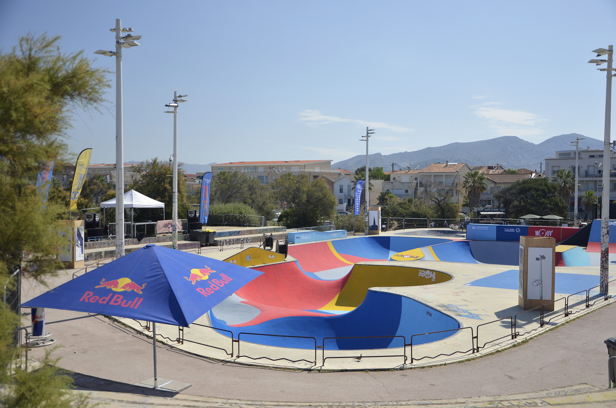 Bowl skate park Prado Marseille