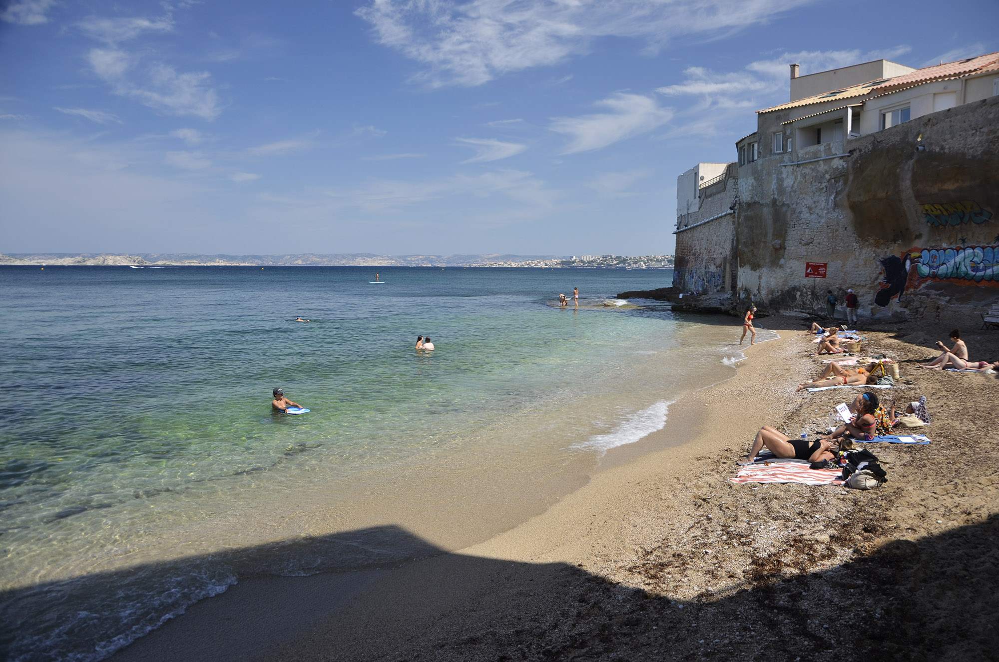 Plage des Sablettes Marseille Colombet