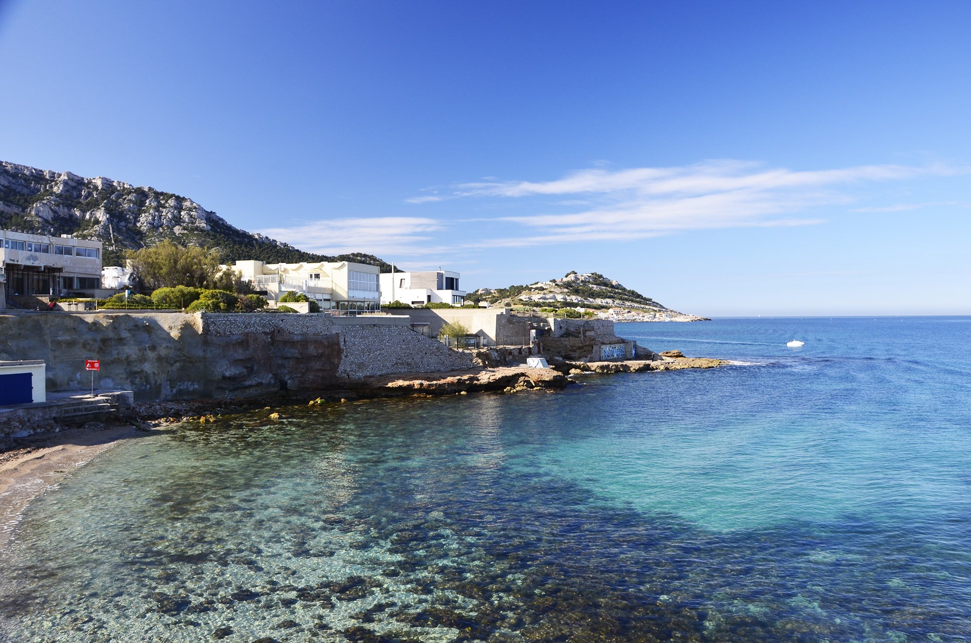 Plage du Bain des Dames Madrague Montredon