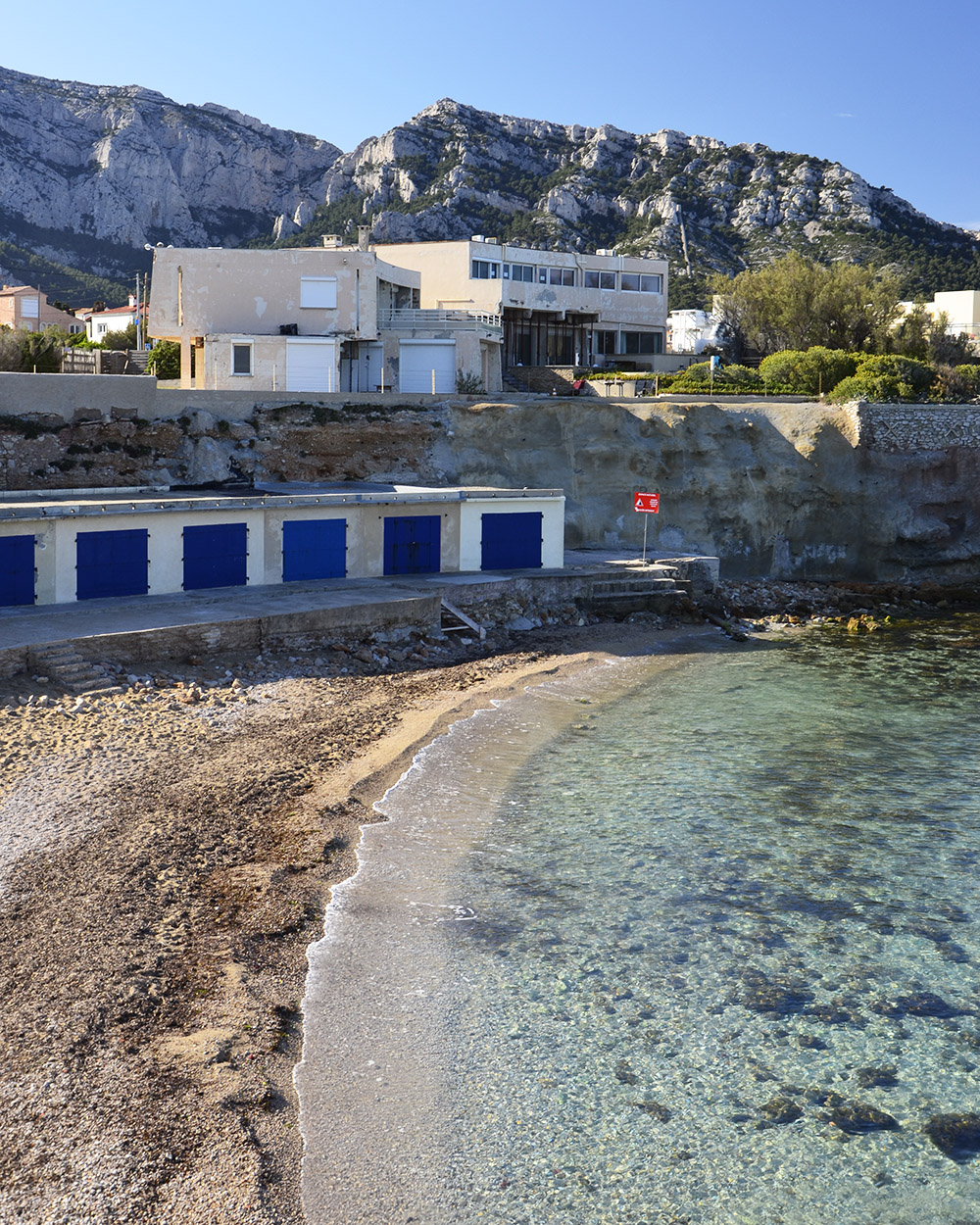 Plage du Bain des Dames Montredon Marseille