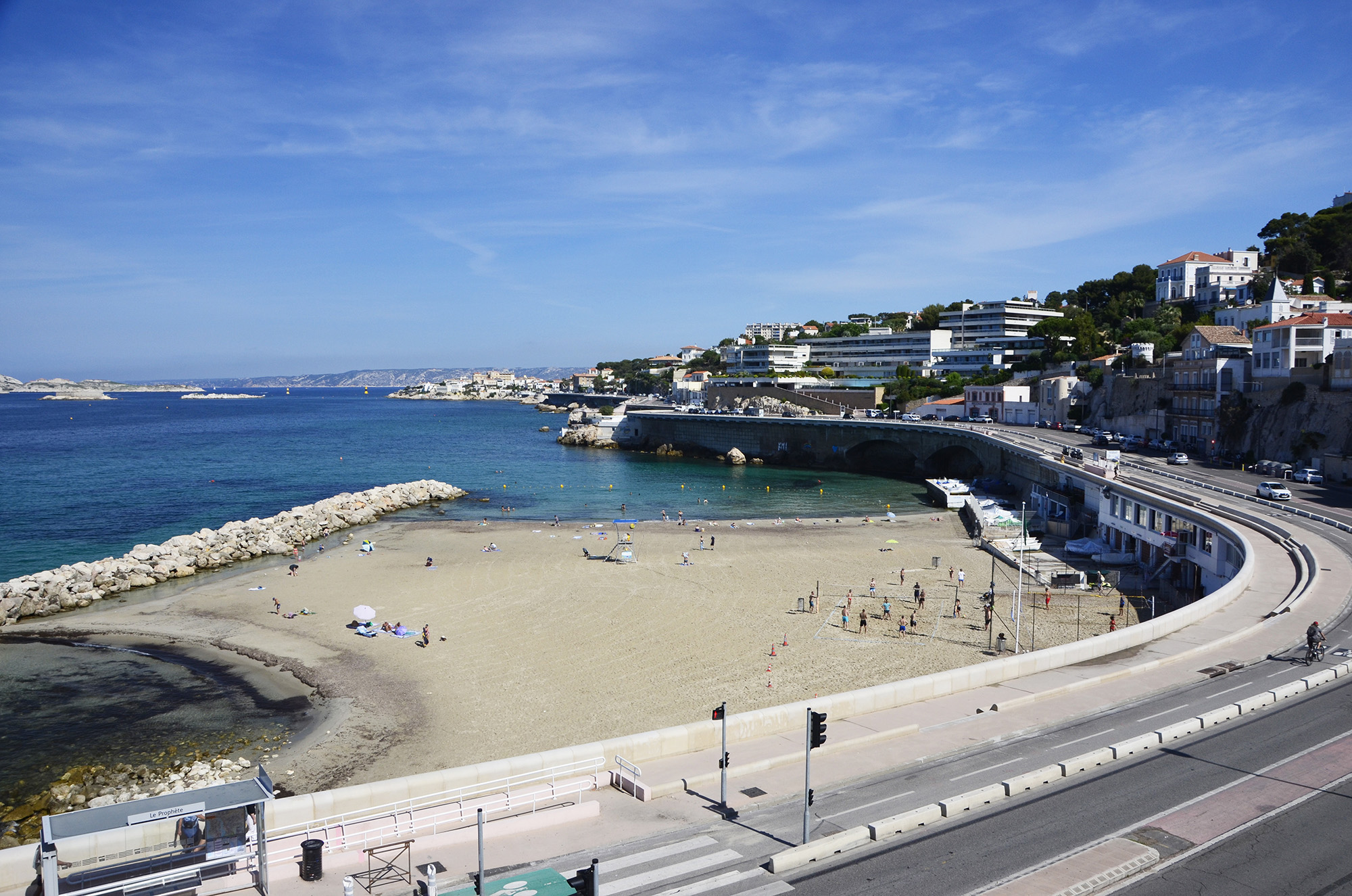 Plage du Prophète Corniche Kennedy Marseille