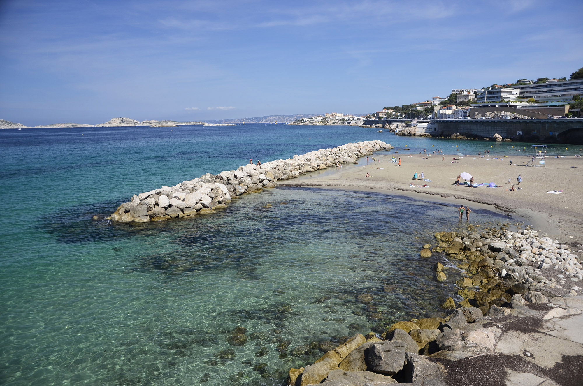 Plage du Prophète Roucas Blanc Marseille