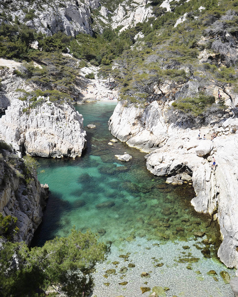 Plage calanque de Sugiton Marseille